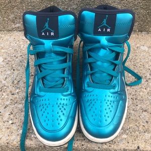 Jordan 1 7Y turquoise metallic